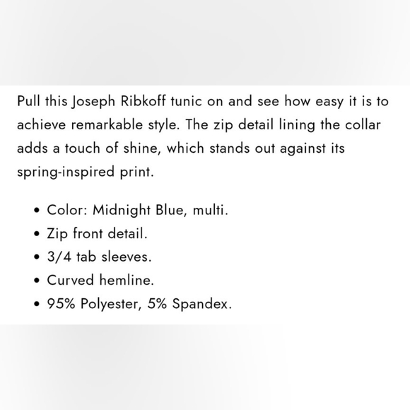 Joseph Ribkoff Black and White Abstract Blouse - Picture 9 of 10